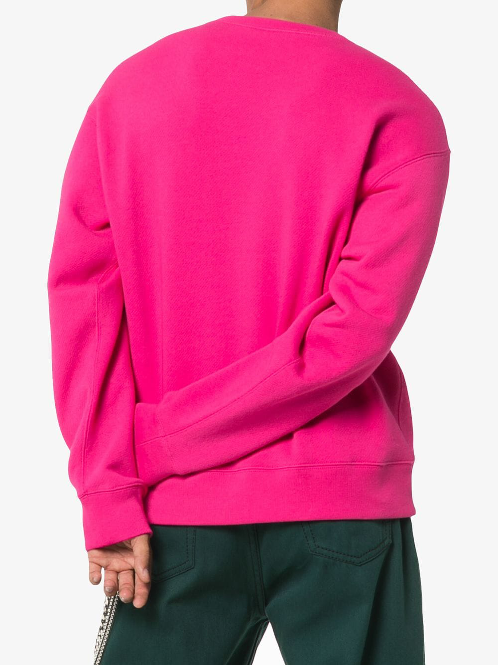 gucci 80s patch sweater