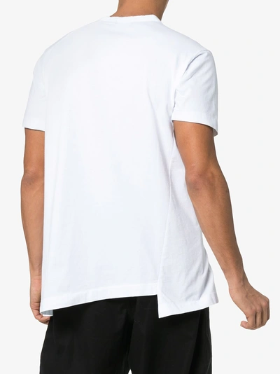 Shop Comme Des Garçons Homme Deux Comme Des Garçons Homme Plus Asymmetric Cotton T Shirt In White