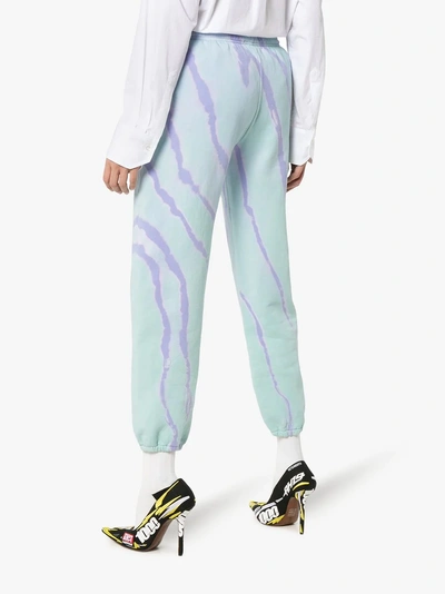 Shop Ashley Williams Don't Know Don't Care Cotton Track Trousers In Multicoloured