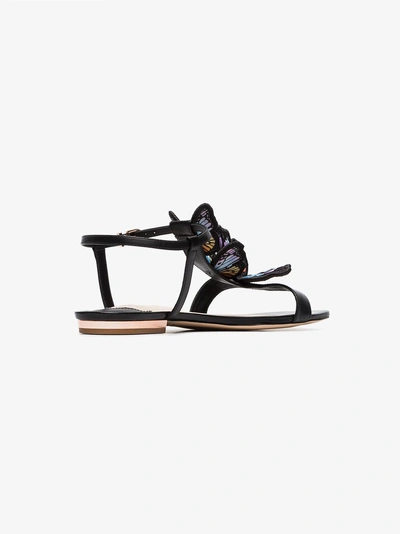 Shop Sophia Webster 'riva Butterfly' Sandalen In Black