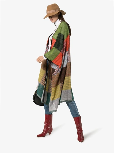 Shop Missoni Batwing Knitted Cardigan In Multicolour