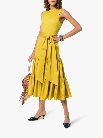 Shop Cult Gaia 'maeve' Kleid In Yellow