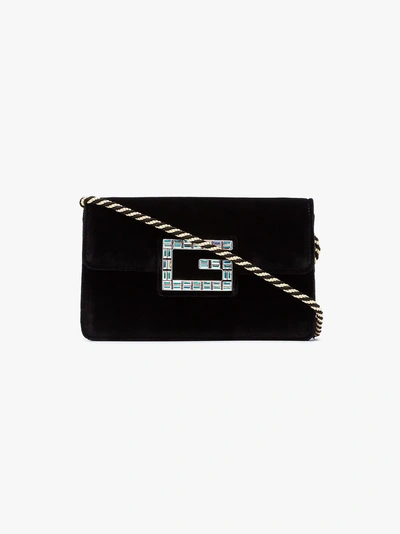 Shop Gucci Black Shoulder Bag With Square G