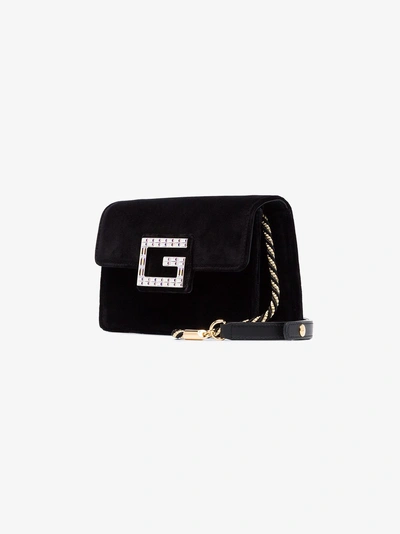 Shop Gucci Black Shoulder Bag With Square G
