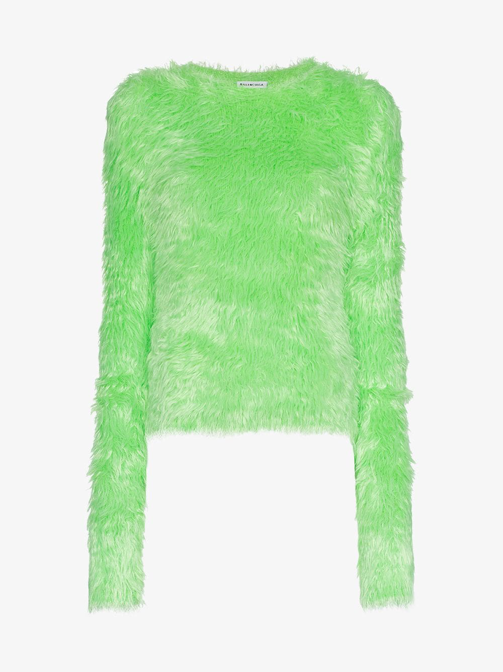 balenciaga fluffy sweater