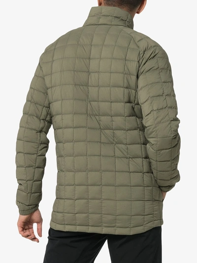 Shop Burton Ak Bk Lite Insulator Quilted Feather Down Jacket In Green