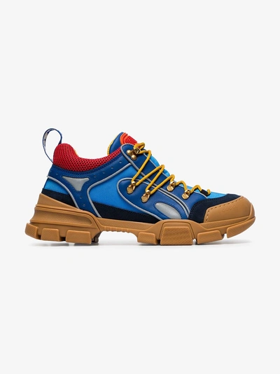 Shop Gucci 'flashtrek' Sneakers In Blau