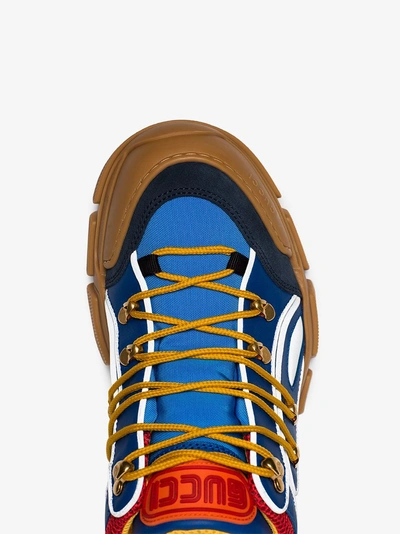Shop Gucci 'flashtrek' Sneakers In Blau