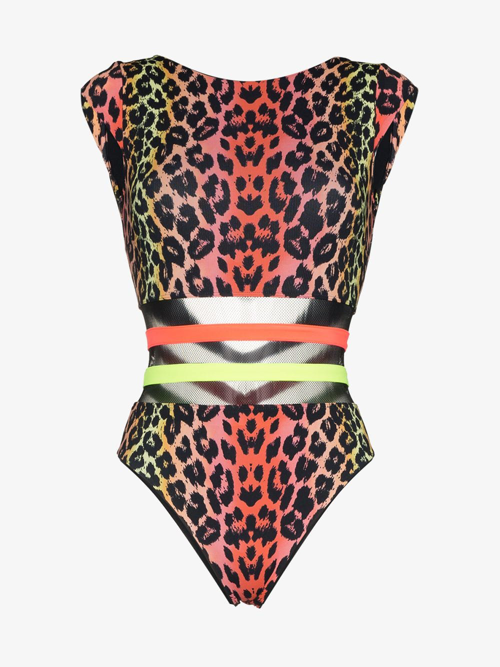 Agent Provocateur Zenaya Leopard Print Swimsuit In Multicolour |