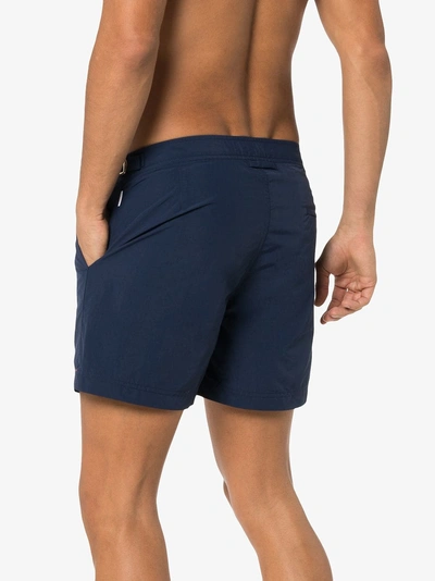 Shop Orlebar Brown 'setter' Badeshorts In Blue