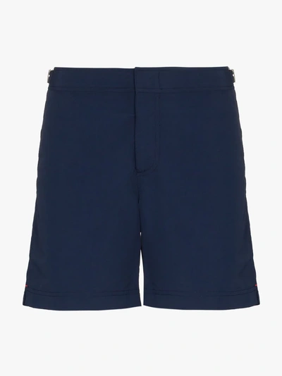 Shop Orlebar Brown Navy Bulldog Swim Trunks - Men's - Polyamide/polyester In Blue