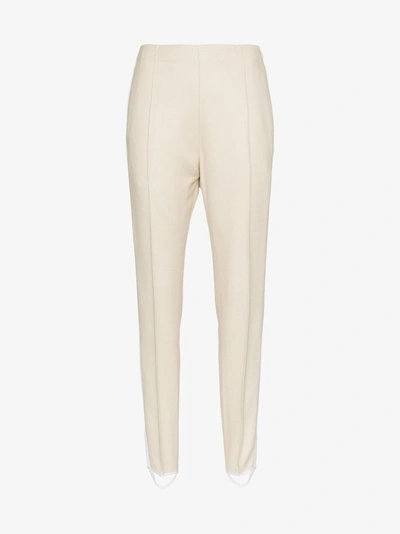 Shop Golden Goose Deluxe Brand Maya Slim Leg Trousers In White
