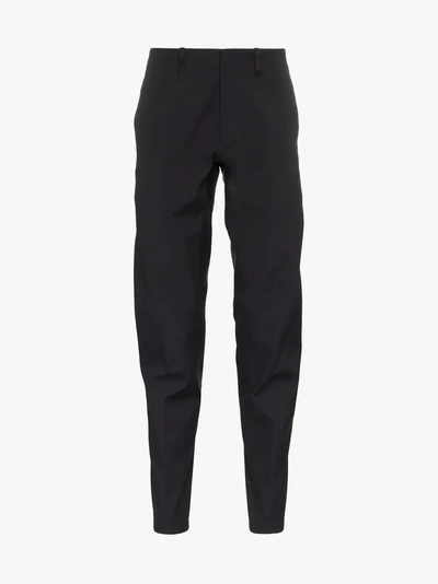 Shop Arc'teryx Veilance Indisce Straight Leg Trousers In Black