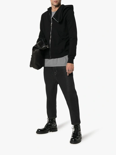 Shop Rick Owens Drkshdw 'mountain' Kapuzenjacke In Black