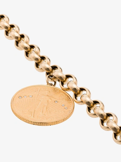 Shop Shay 18k Yellow Gold Coin Diamond Bracelet