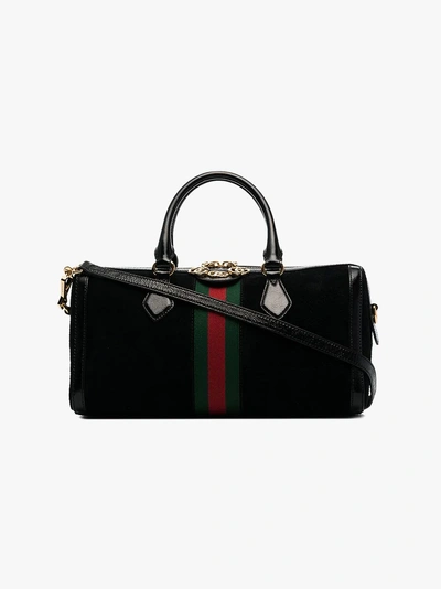Shop Gucci Mittelgrosse Ophidia Handtasche In Black