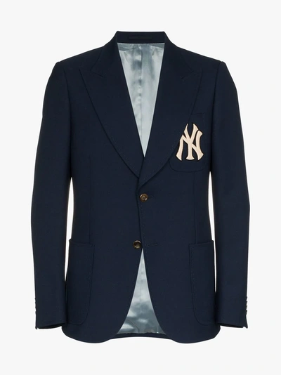 Gucci Jacket With Ny Yankees Patch, $1,892, farfetch.com