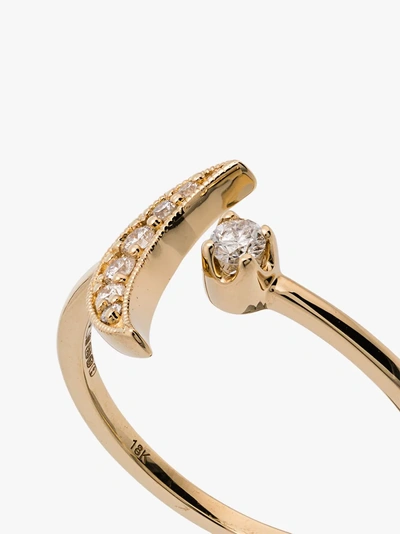 Shop Andrea Fohrman Luna 18k Gold Diamond Ring