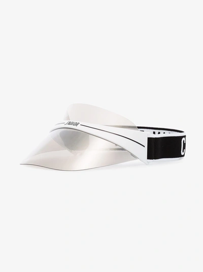 Shop Dior Silver Club1 J'a Visor In Black