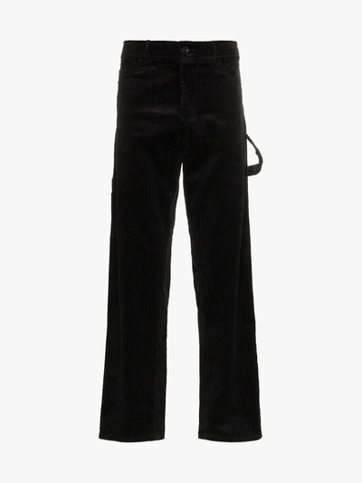 Shop Ashley Williams Corduroy Work Trousers In Black