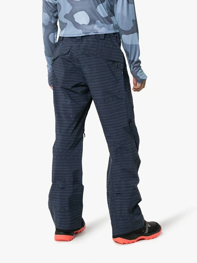 Shop Burton Ak Yurt Stripe Gore-tex Trousers In Blue