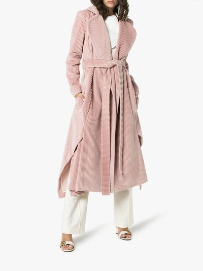 Shop Roland Mouret Marvin Cotton Trench Coat In White