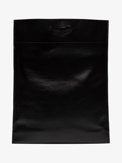 Shop Balenciaga Handtasche Mit Print In Black
