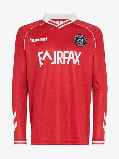 Shop 424 X Hummel 'fairfax' Fussballshirt In 3062 Red