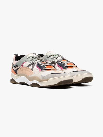 Shop Vans Multicoloured Varix Leather And Suede Sneakers In 108 - Multicoloured