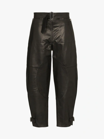 Shop Jw Anderson Hose Mit Gürtel In Black