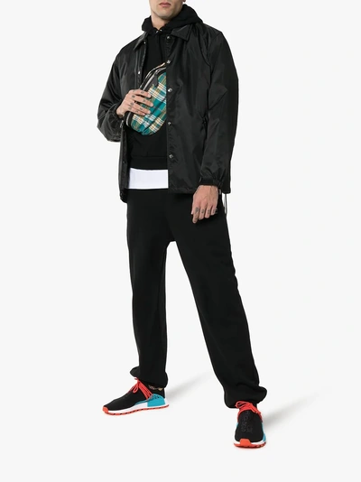 Shop Adidas Originals Adidas Adidas X Pharrell Williams Black Human Body Nmd Sneakers In 101 - Black