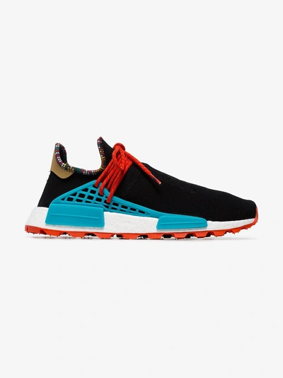 Shop Adidas Originals Adidas Adidas X Pharrell Williams Black Human Body Nmd Sneakers In 101 - Black