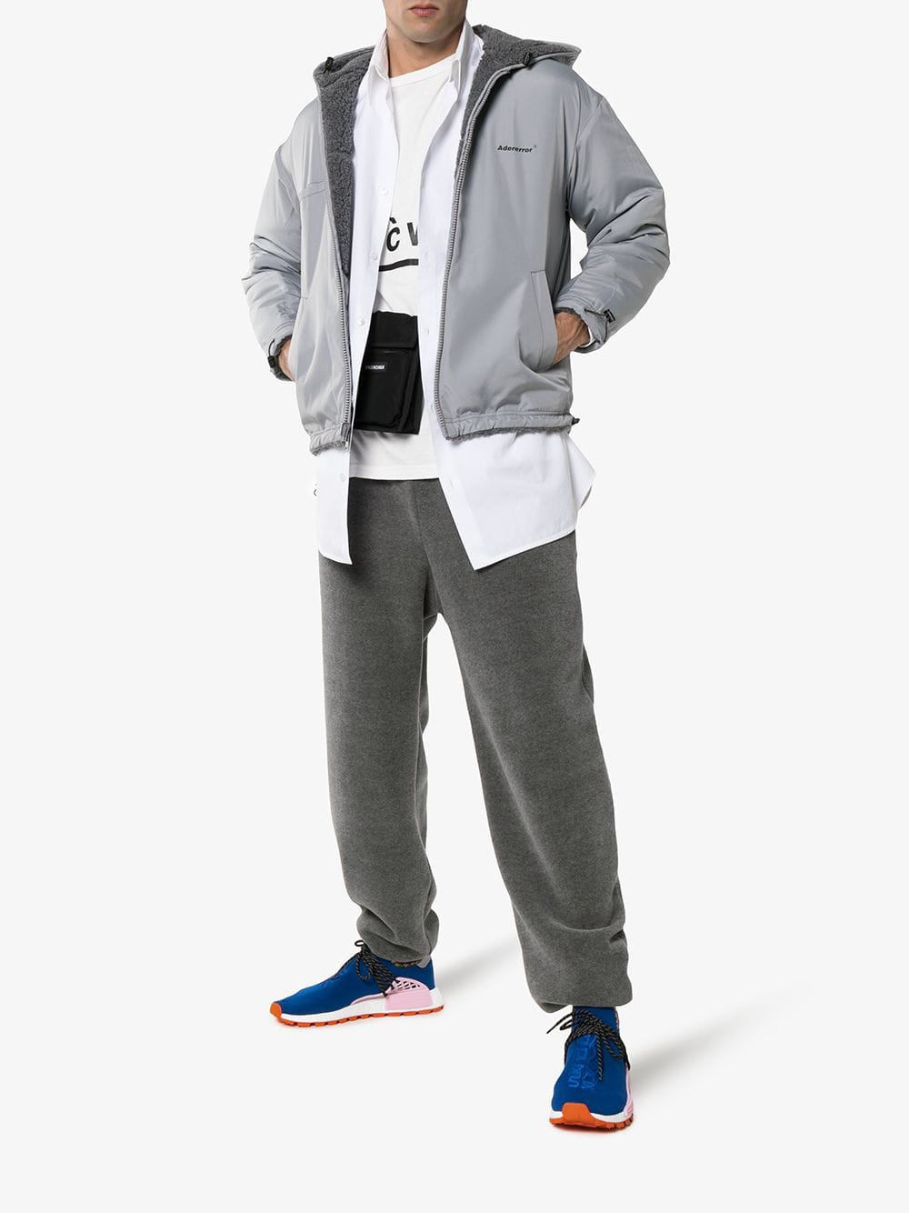 adidas x pharrell williams blue human body nmd sneakers