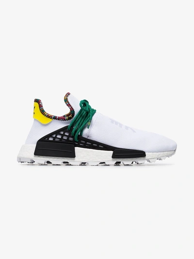 Shop Adidas Originals Adidas By Pharrell Williams X Pharrell Williams White Human Body Nmd Sneakers In 114 - White