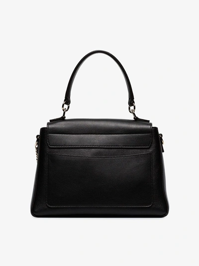 Shop Chloé Black Faye Day Leather Shoulder Bag