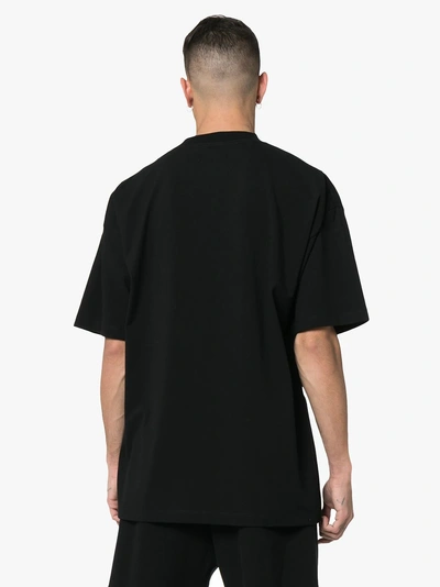 Shop 424 Logo Print T-shirt In Black