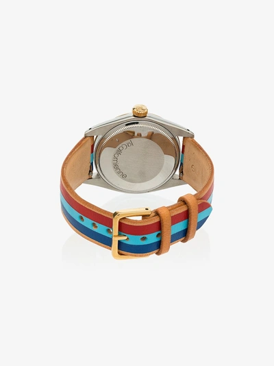 Shop La Californienne Multicolour Cielo Pacifica 34 Mm Rolex Watch In Multicoloured
