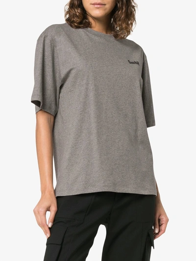 Shop Gmbh X Browns Logo Print T-shirt In 106 - Grey