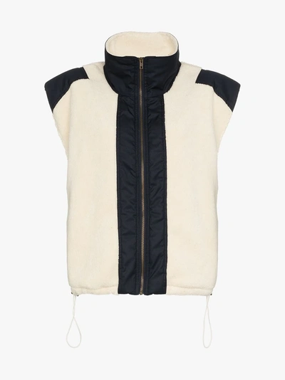 Shop Gmbh X Browns Mathis Cotton Blend Sleeveless Vest In White
