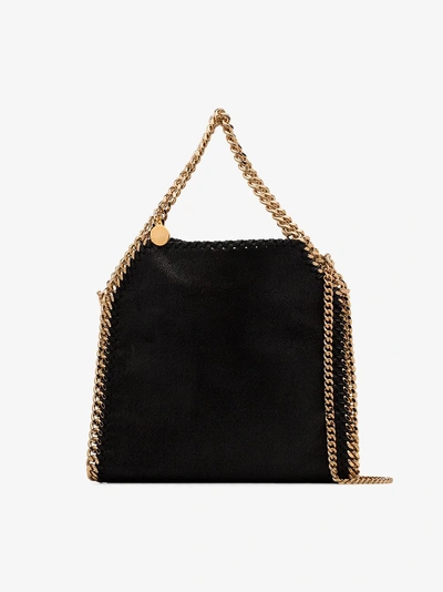 Shop Stella Mccartney Black Falabella Mini Tote Bag