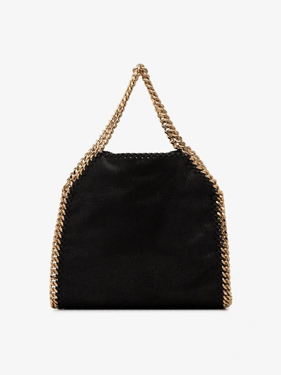 Shop Stella Mccartney Black Falabella Mini Tote Bag