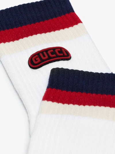 Shop Gucci Game Socks In White