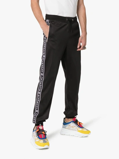 Shop Givenchy 'ticker' Jogginghose Mit Streifen In Black