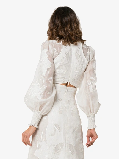 Zimmermann corsage cheap applique dress