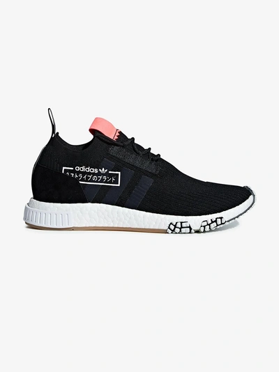 Shop Adidas Originals Adidas Black Nmd Racer Primeknit Sneakers