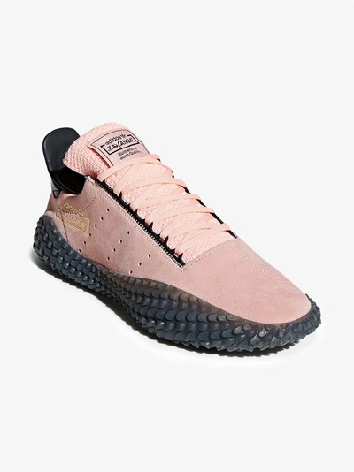 Shop Adidas Originals Adidas Pink Dragonball Z Kamanda 01 Suede Sneakers