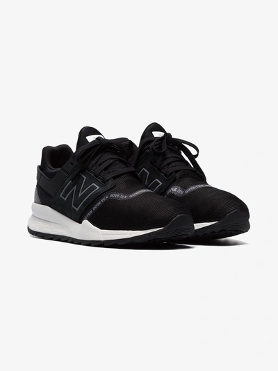 Shop New Balance Black Ms247 Gore Tex Sneakers In 101 - Black