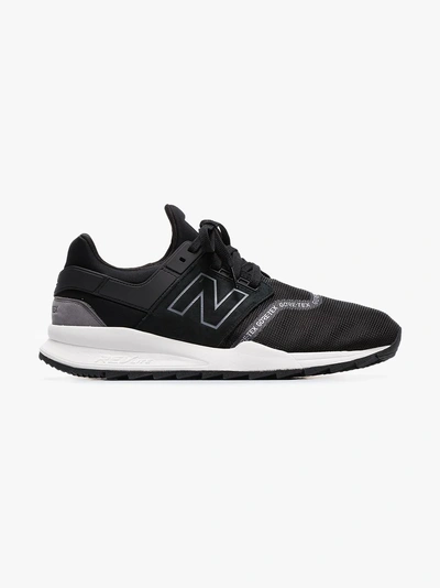Shop New Balance Black Ms247 Gore Tex Sneakers In 101 - Black