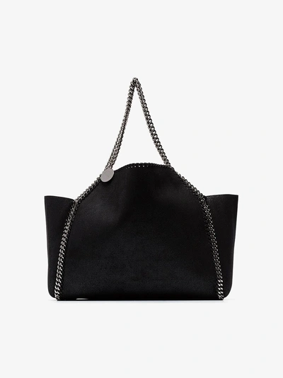 Shop Stella Mccartney Falabella Reversible Tote Bag In Black