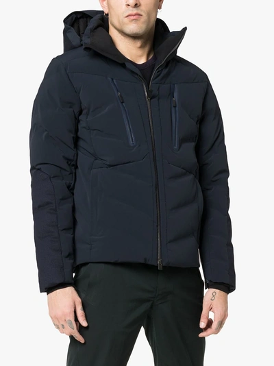 Shop Kjus Linard Hooded Feather Down Jacket In Blue